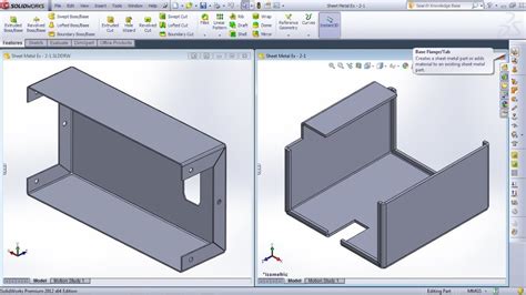 solidworks convert box to sheet metal|solidworks sheet metal pdf.